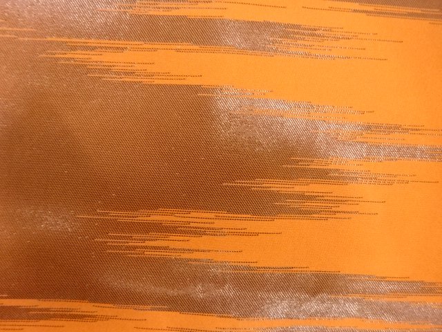  霞模様織り出し　名古屋帯